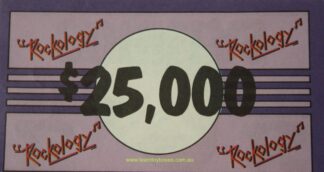 PARTS ONLY - Rockology Board Game - (1) Pack of 10 $25,000 Only
