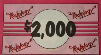 PARTS ONLY - Rockology Board Game - (1) Pack of 10 $2,000 Only