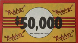 PARTS ONLY - Rockology Board Game - (1) Pack of 10 $50,000 Only
