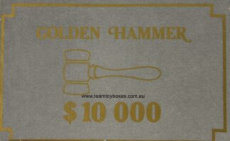 Parts Only - Golden Hammer Board Game - (1) $10,000 Golden Hammer Card Only