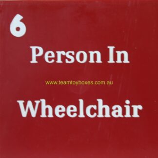 PARTS ONLY - Roll A Role Board Game - (1) Red Character Cube Only