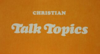 PARTS ONLY - Roll A Role Board Game -(1) Pack of 55 Christian Talk Topics Only