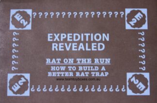 PARTS ONLY - Code Master Treasure Hunter Board Game - (1) Rat On The Run Expedition Revealed Card Only