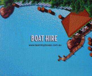 PARTS ONLY - RollerCoaster Tycoon Board Game - (1) Boat Hire Attraction Marker Only