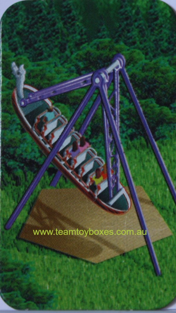 PARTS ONLY - RollerCoaster Tycoon Board Game - (1) Swinging Ship Attraction Marker Only
