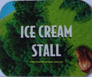 PARTS ONLY - RollerCoaster Tycoon Board Game - (1) Ice Cream Stall Attraction Marker Only
