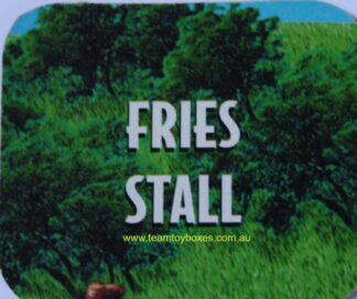 PARTS ONLY - RollerCoaster Tycoon Board Game - (1) Fries Stall Attraction Marker Only