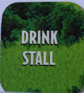 PARTS ONLY - RollerCoaster Tycoon Board Game - (1) Drink Stall Attraction Marker Only