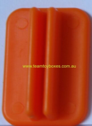 PARTS ONLY - RollerCoaster Tycoon Board Game - (1) Orange Plastic Pawn Stand Only
