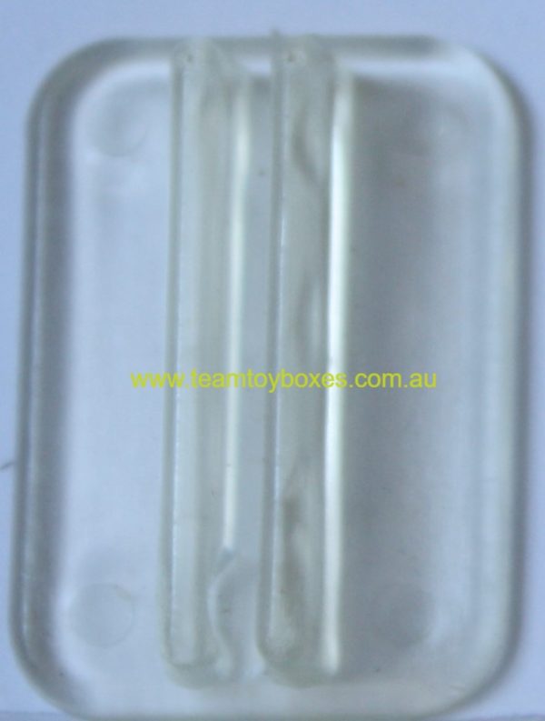 PARTS ONLY - RollerCoaster Tycoon Board Game - (1) Clear Plastic Pawn Stand Only
