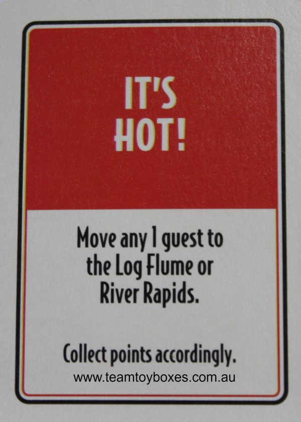 PARTS ONLY - RollerCoaster Tycoon Board Game - (1) It's Hot Event Card Only