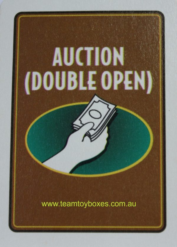 PARTS ONLY - RollerCoaster Tycoon Board Game - (1) Auction Double Open Event Card Only