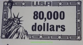 PARTS ONLY - Mine A Million Business Board Game - (1) Pack of 10 $80,000 Only