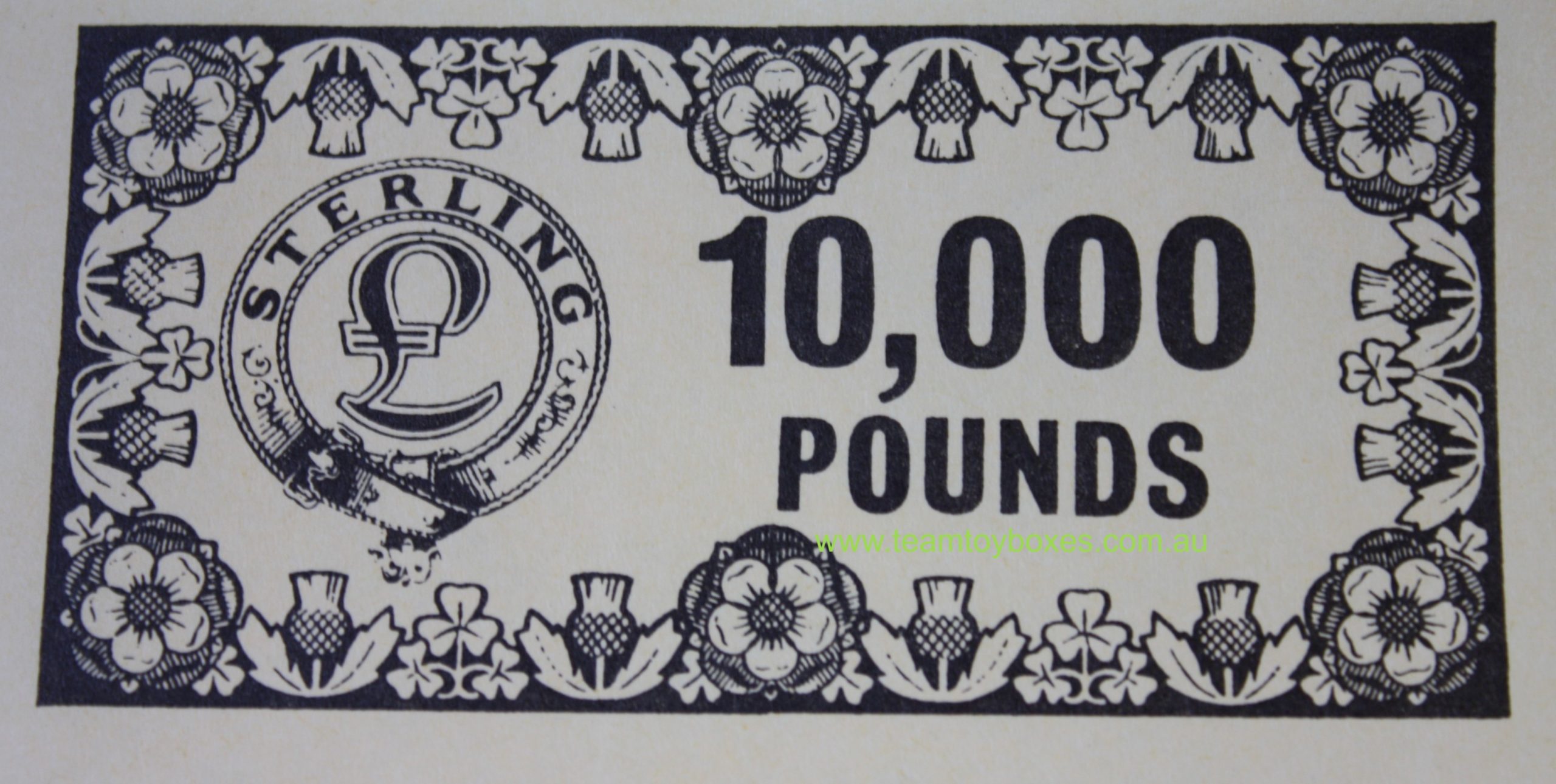 PARTS ONLY - Mine A Million Business Board Game - (1) Pack of 10 £10,000 Only