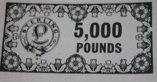 PARTS ONLY - Mine A Million Business Board Game - (1) Pack of 10 £5,000 Only