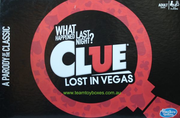 Clue Lost in Vegas Board Game - Used