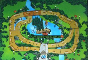 PARTS ONLY - RollerCoaster Tycoon Board Game - (1) Game Board Only