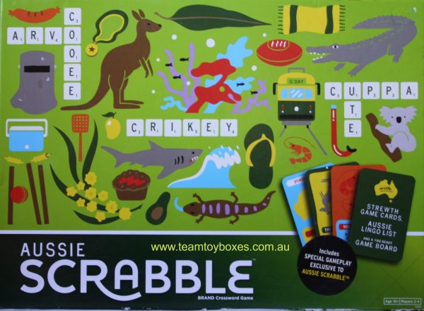 Aussie Scrabble Board Game - Used