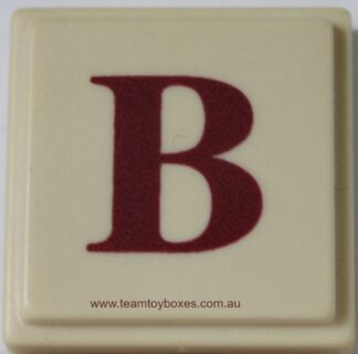 PARTS ONLY - Upwords Board Game - (1) Plastic Letter B Only