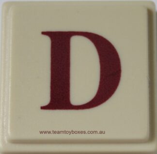 PARTS ONLY - Upwords Board Game - (1) Plastic Letter D Only