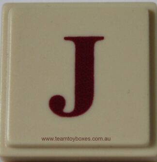 PARTS ONLY - Upwords Board Game - (1) Plastic Letter J Only