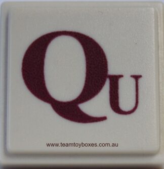 PARTS ONLY - Upwords Board Game - (1) Plastic Letter Q Only