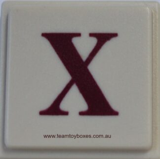 PARTS ONLY - Upwords Board Game - (1) Plastic Letter X Only