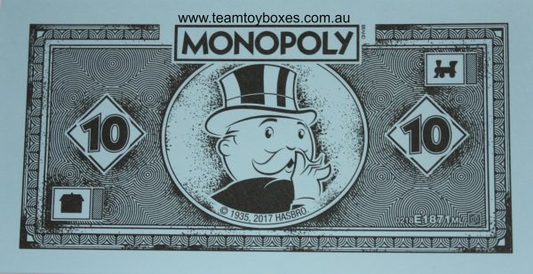 PARTS ONLY - Monopoly Board Game "Cheaters" Edition - (1) Pack of 10 $10 Monopoly Money Only