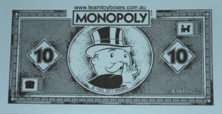 PARTS ONLY - Monopoly Board Game "Cheaters" Edition - (1) Pack of 10 $10 Monopoly Money Only