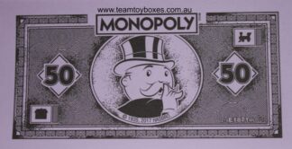 PARTS ONLY - Monopoly Board Game "Cheaters" Edition - (1) Pack of 10 $50 Monopoly Money Only
