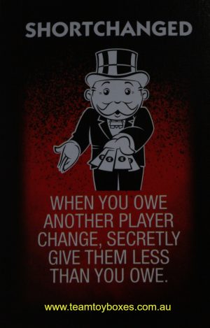 PARTS ONLY - Monopoly Board Game "Cheaters" Edition - (1) #11 Cheat Card Only