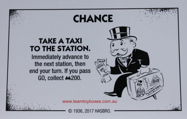 PARTS ONLY - Monopoly Board Game "Cheaters" Edition - (1) #9 Chance Card Only