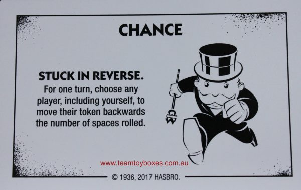 PARTS ONLY - Monopoly Board Game "Cheaters" Edition - (1) #7 Chance Card Only