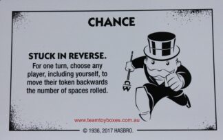 PARTS ONLY - Monopoly Board Game "Cheaters" Edition - (1) #7 Chance Card Only