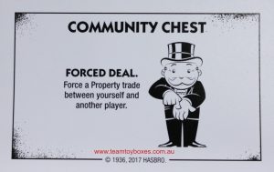 PARTS ONLY - Monopoly Board Game "Cheaters" Edition - (1) #13 Community Chest Card Only