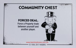 PARTS ONLY - Monopoly Board Game "Cheaters" Edition - (1) #13 Community Chest Card Only