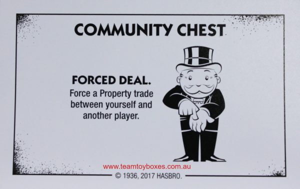 PARTS ONLY - Monopoly Board Game "Cheaters" Edition - (1) #13 Community Chest Card Only