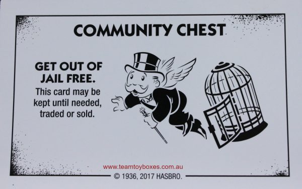 PARTS ONLY - Monopoly Board Game "Cheaters" Edition - (1) #12 Community Chest Card Only