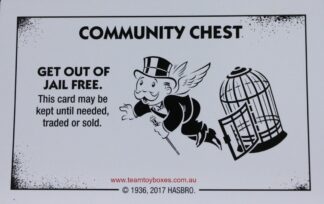 PARTS ONLY - Monopoly Board Game "Cheaters" Edition - (1) #12 Community Chest Card Only