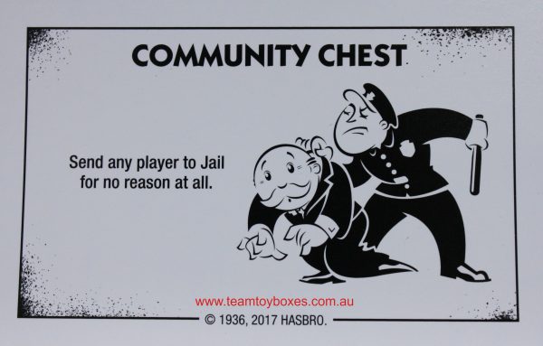 PARTS ONLY - Monopoly Board Game "Cheaters" Edition - (1) #5 Community Chest Card Only