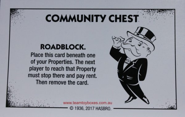 PARTS ONLY - Monopoly Board Game "Cheaters" Edition - (1) #2 Community Chest Card Only