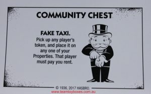 PARTS ONLY - Monopoly Board Game "Cheaters" Edition - (1) #20 Community Chest Card Only