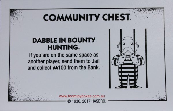 PARTS ONLY - Monopoly Board Game "Cheaters" Edition - (1) #15 Community Chest Card Only