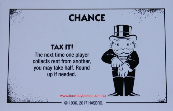PARTS ONLY - Monopoly Board Game "Cheaters" Edition - (1) #16 Chance Card Only