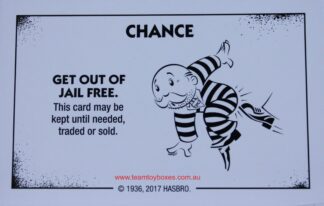 PARTS ONLY - Monopoly Board Game "Cheaters" Edition - (1) #16 Chance Card Only
