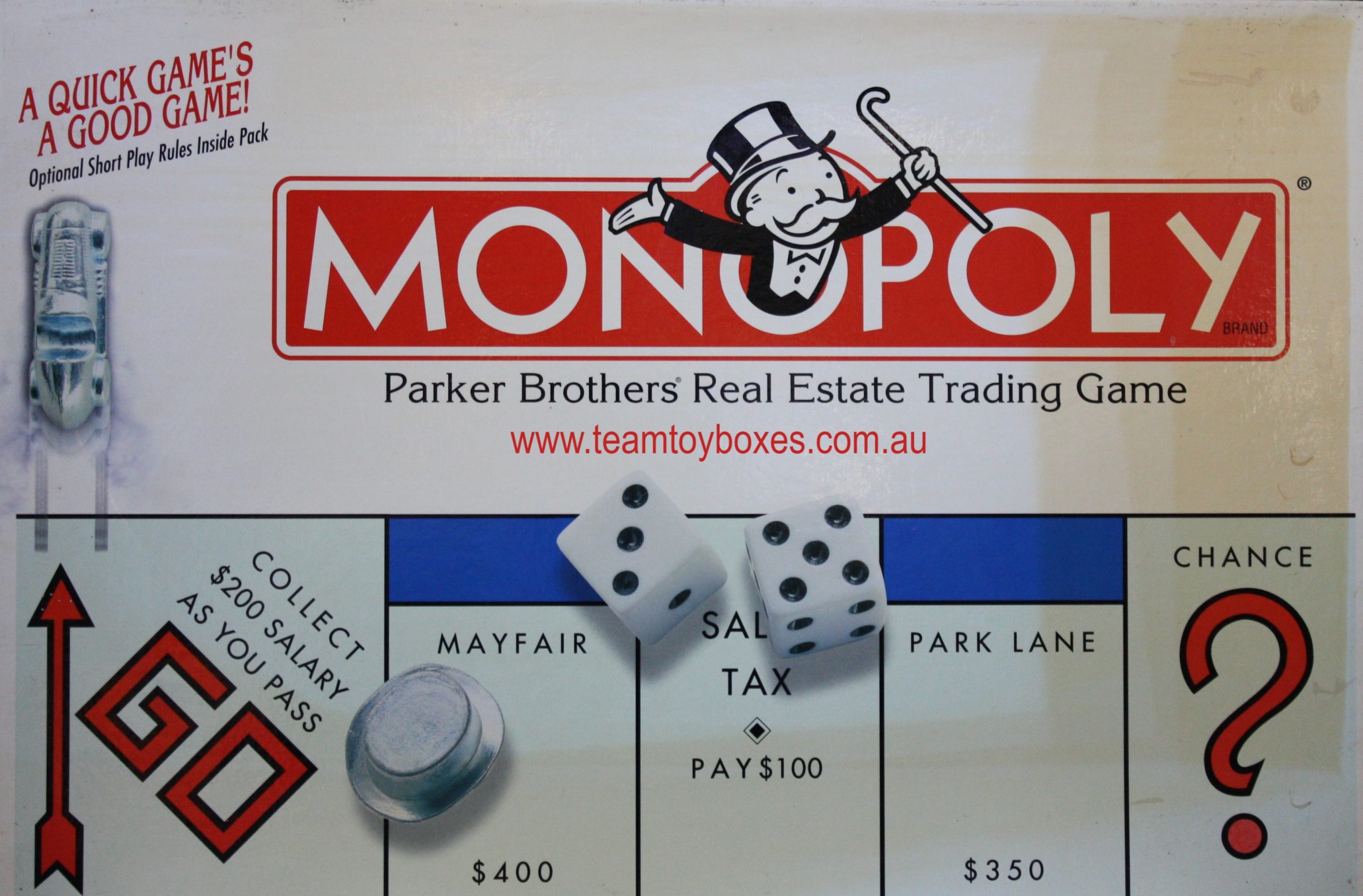 Monopoly Board Game 2006 Hasbro Version