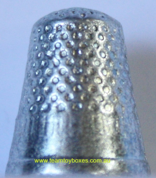 PARTS ONLY - Monopoly Board Game 2006 Hasbro Version - (1) Metal Thimble Token Only