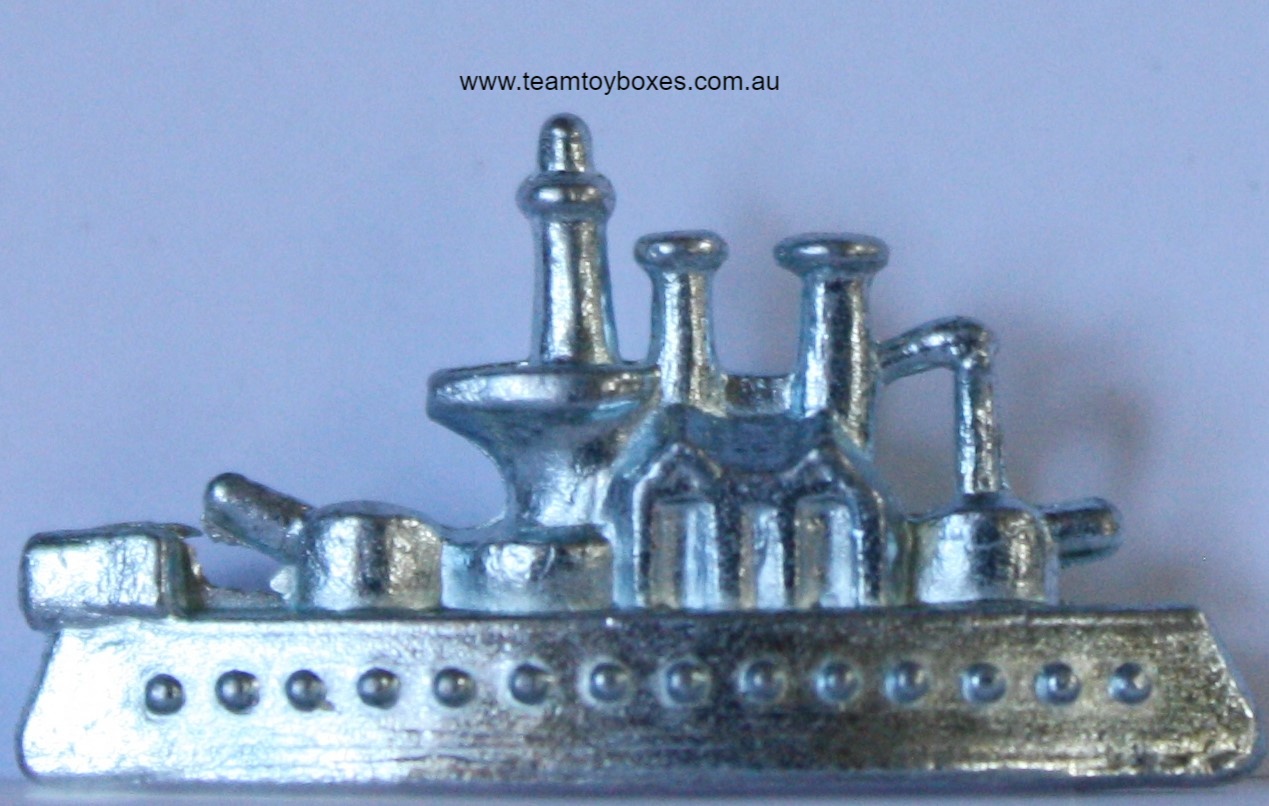 PARTS ONLY - Monopoly Board Game 2006 Hasbro Version - (1) Metal Ship Token Only