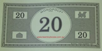 PARTS ONLY - Monopoly Board Game 2006 Hasbro Version - (1) Pack of 10 $20 Money Only
