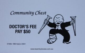 PARTS ONLY - Monopoly Board Game 2006 Hasbro Version - #5 Community Chest Card Only